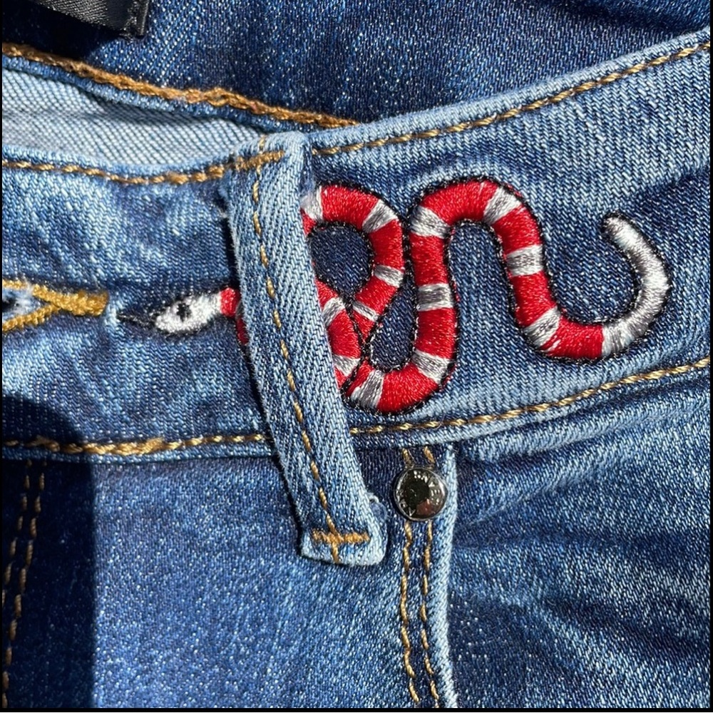 Madness International Embroidered Jeans Size 29